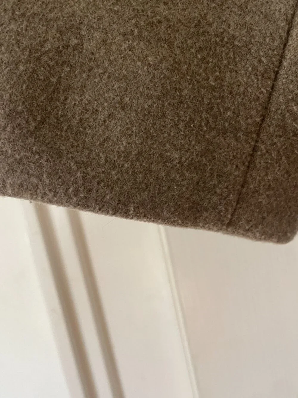 Calvin Klein Taupe/Brown Pea Coat, Size 16 Double Breasted - Picture 3 of 16